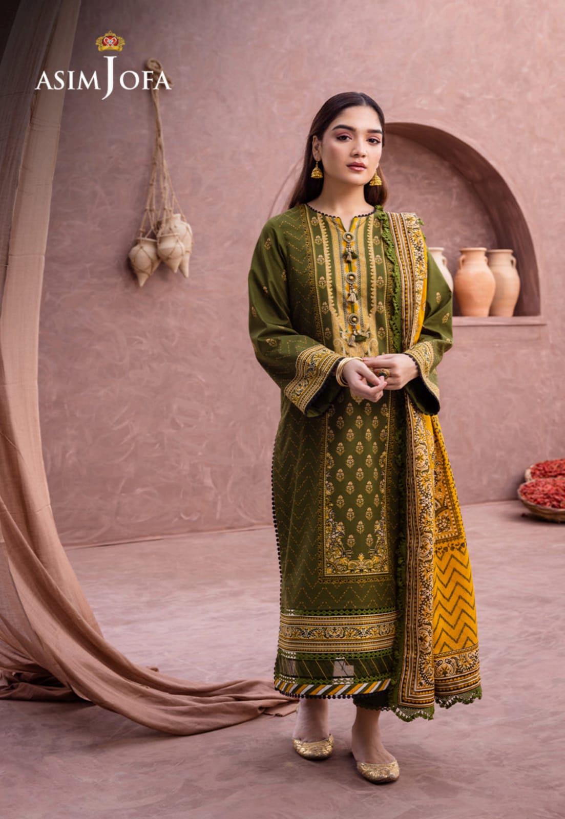 Asim Jofa Premium 3 Piece Unstitched Lawn Collection