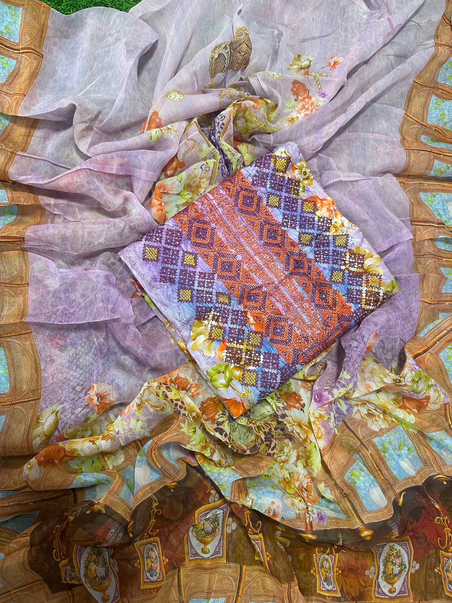 Wajdan 2Pcs Printed Lawn