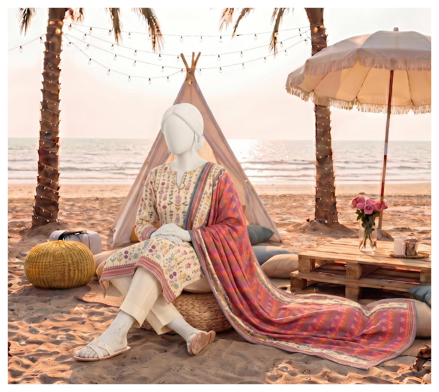 SAWERA-E-SAHIL Printed Lawn Collection D-04
