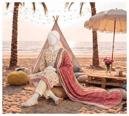 SAWERA-E-SAHIL Printed Lawn Collection D-04