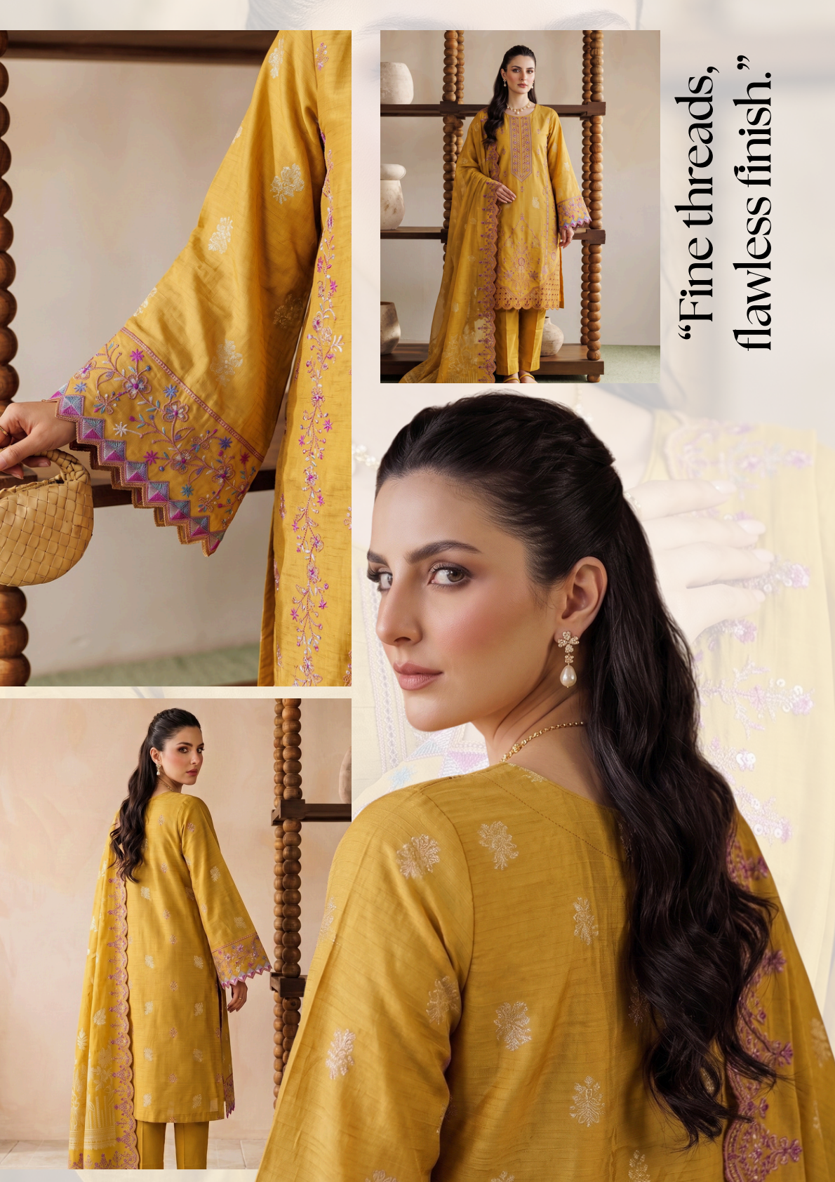 Bonanza Satrangi Golden Harvest Jacquard 3Pcs