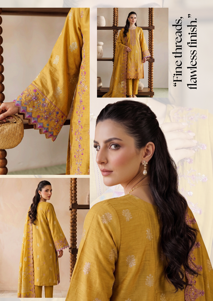 Bonanza Satrangi Golden Harvest Jacquard 3Pcs