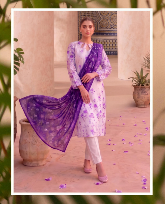 Izhaan Moosa Jee D #03 - 3pcs Unstitched Printed Collection