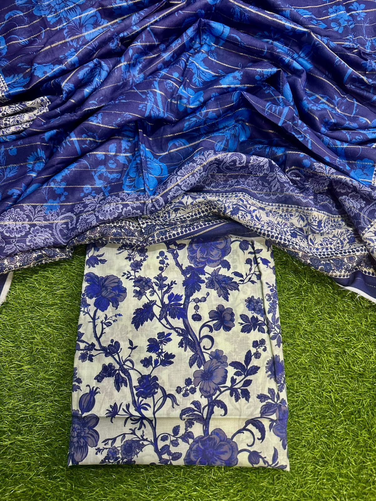 Sapphire & Baroque Beige-Blue (S+D) 2PCs