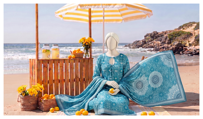 SAWERA-E-SAHIL Printed Lawn Collection D-06