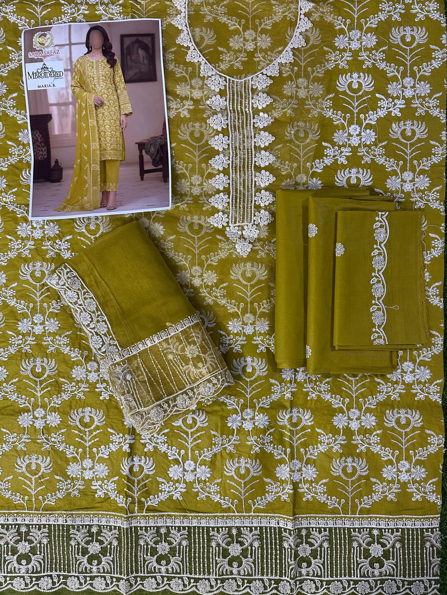 Sara Safaz Fancy Party Wear Embroidered Collection 3-Piece  Suits – Elegant & Stylish