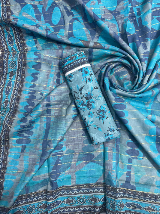Pure Lawn D-03 (S+D) 2PCs Unstitched Collection
