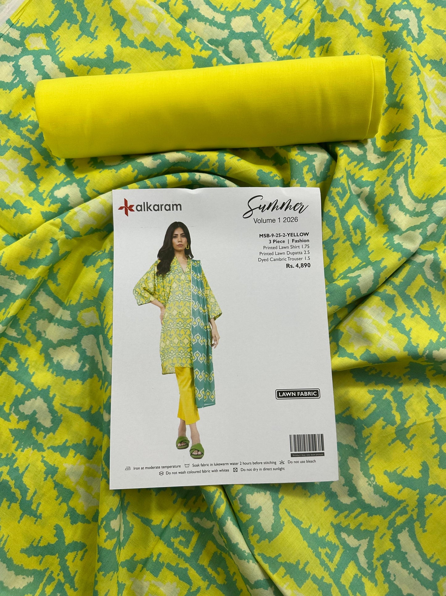 Alkaram Premium Unstitched Collection Digital Printed 2-Piece Suit