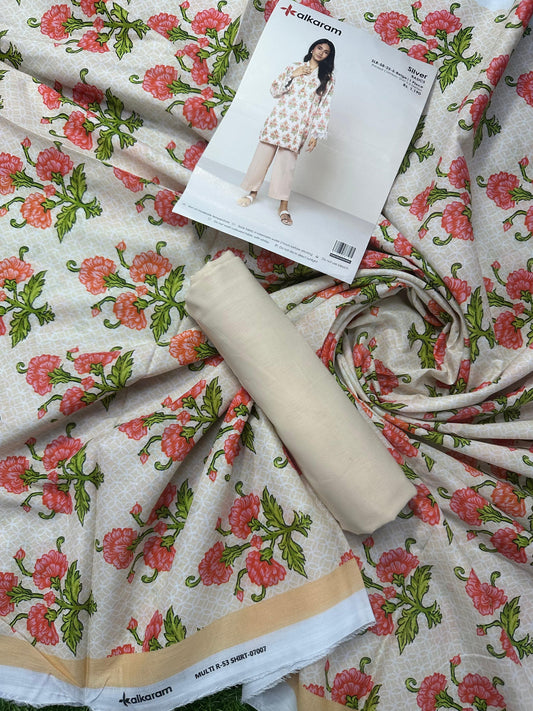 Alkaram Beige 2Pcs S+T