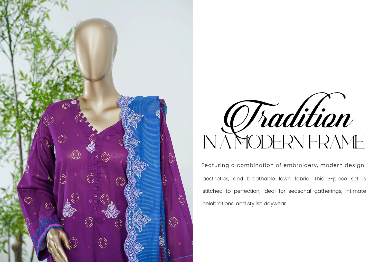 AIFA – ELANOR Collection ΑΕ-906 Embroidered 3 Piece Suit