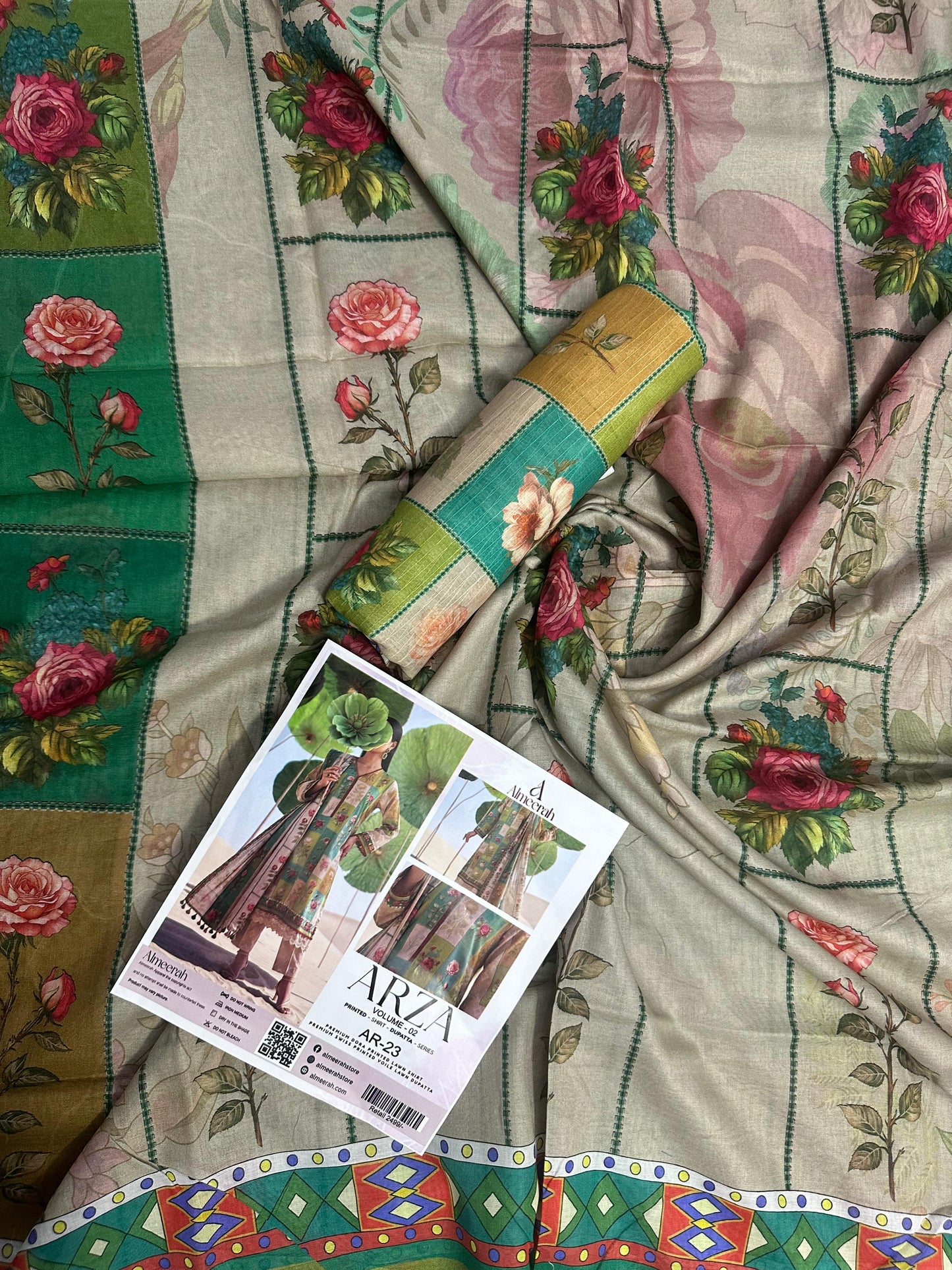 Almeerah ARZA – PRINTED 2PC Premium Lawn Collection