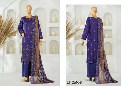 🌟🌿NISHAT LASERKARI – Embroidered Luxury Collection 2026🌿🌟
✨ Buy Lucky Textile Alert ✨ Design# LT_26108