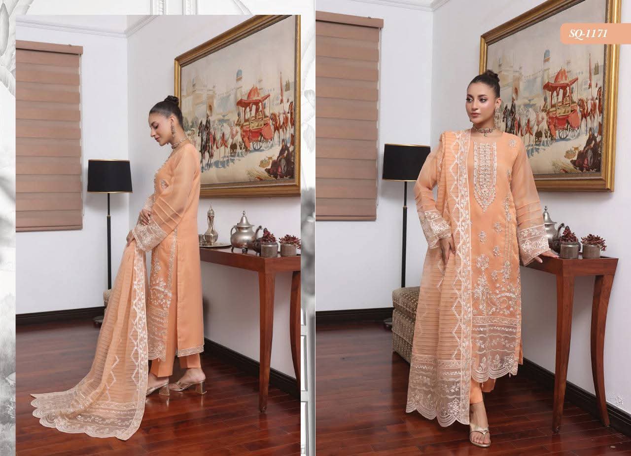 Alvin Peach Luxury Embroidered Collection