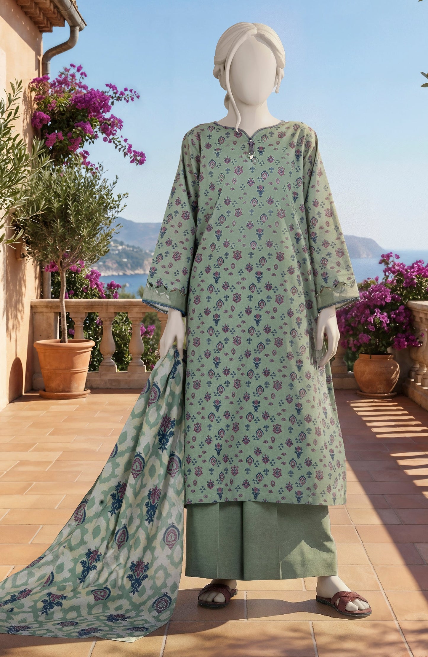 MTJ Original (WSDTS-PR-5378) Printed Lawn Unstitched Collection – Summer 2026
