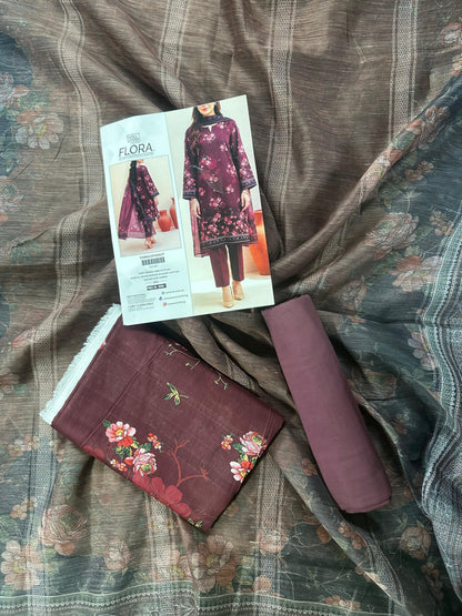 Salitex FLora Airjet Lawn 3PC Collection 2026 Vol - 2
by Sana & Sara Design # SSW6U3P404UT