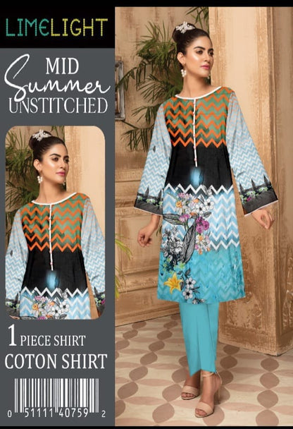 SHIRT PIECE KURTI LAWN COTTON