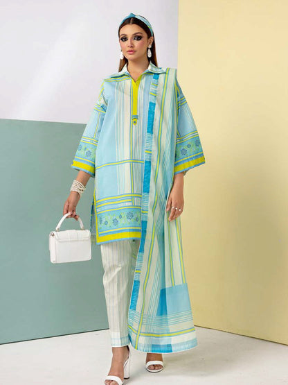 Gul Ahmed Printed Lawn Unstitched 3Pc Suit CL-42145 👌🔥✨