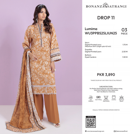 Bonanza Satrangi 100% Original in Wholesale Prices 🤫❤️ Pure Unstitched 3PCs 🔥🤝🥳