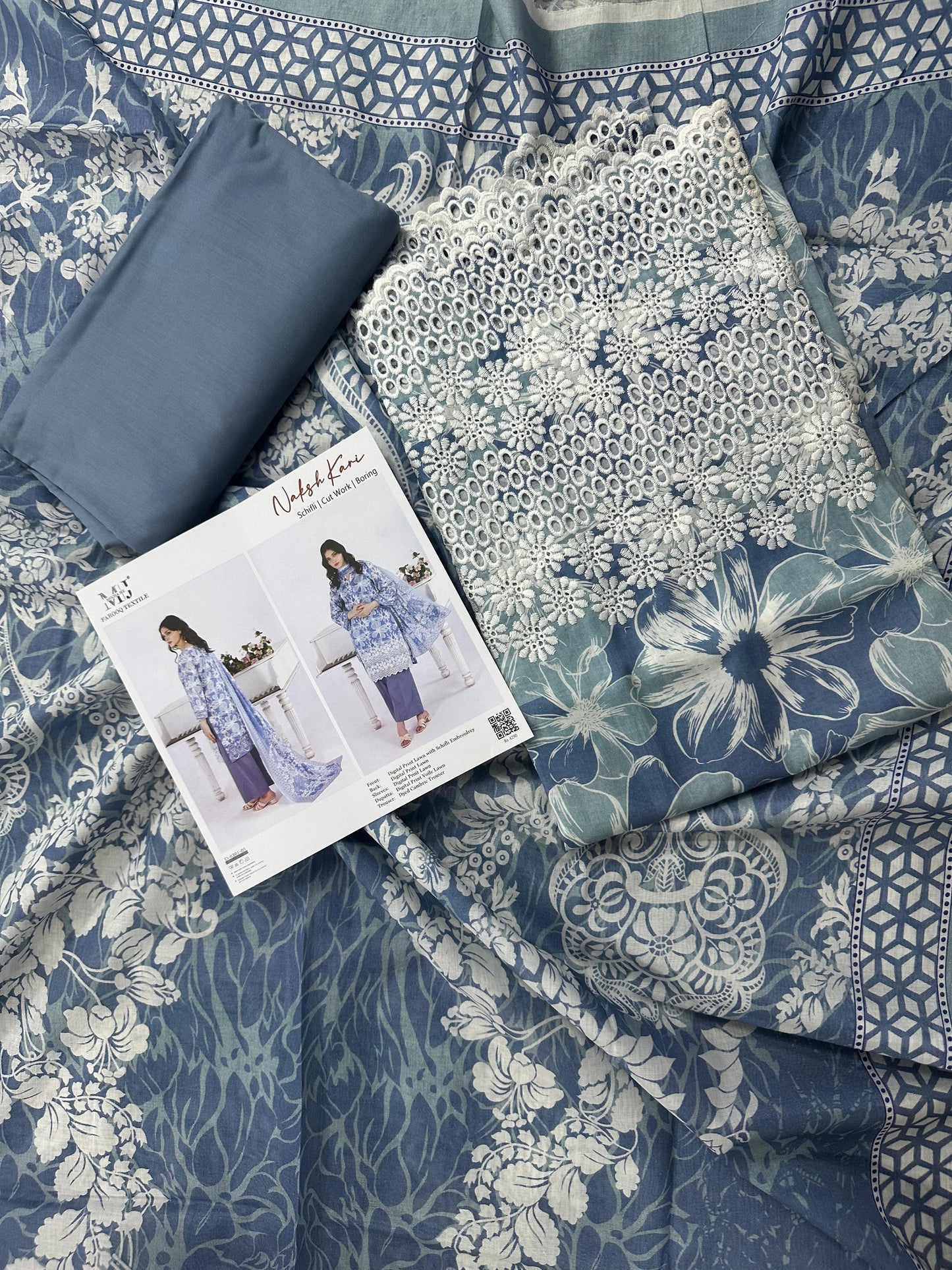 Luxury Summer Collection 
NAKSH KARI BY MOOSAJEE Design# D-0201-05