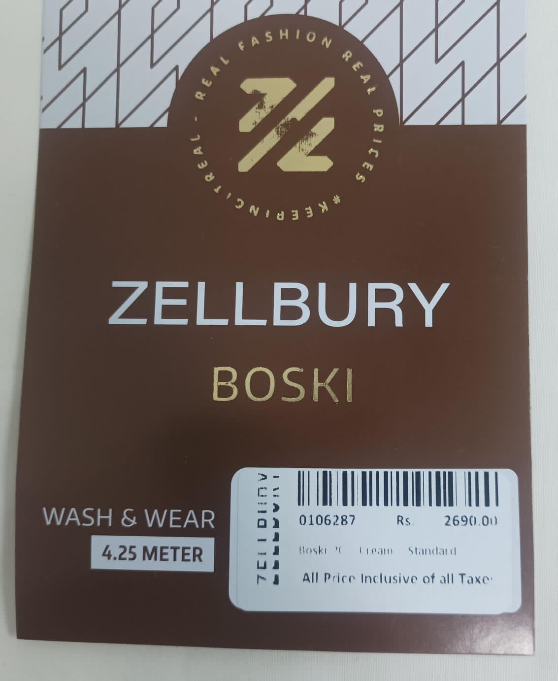 BOSKI Gents By Zellbury 100% Original