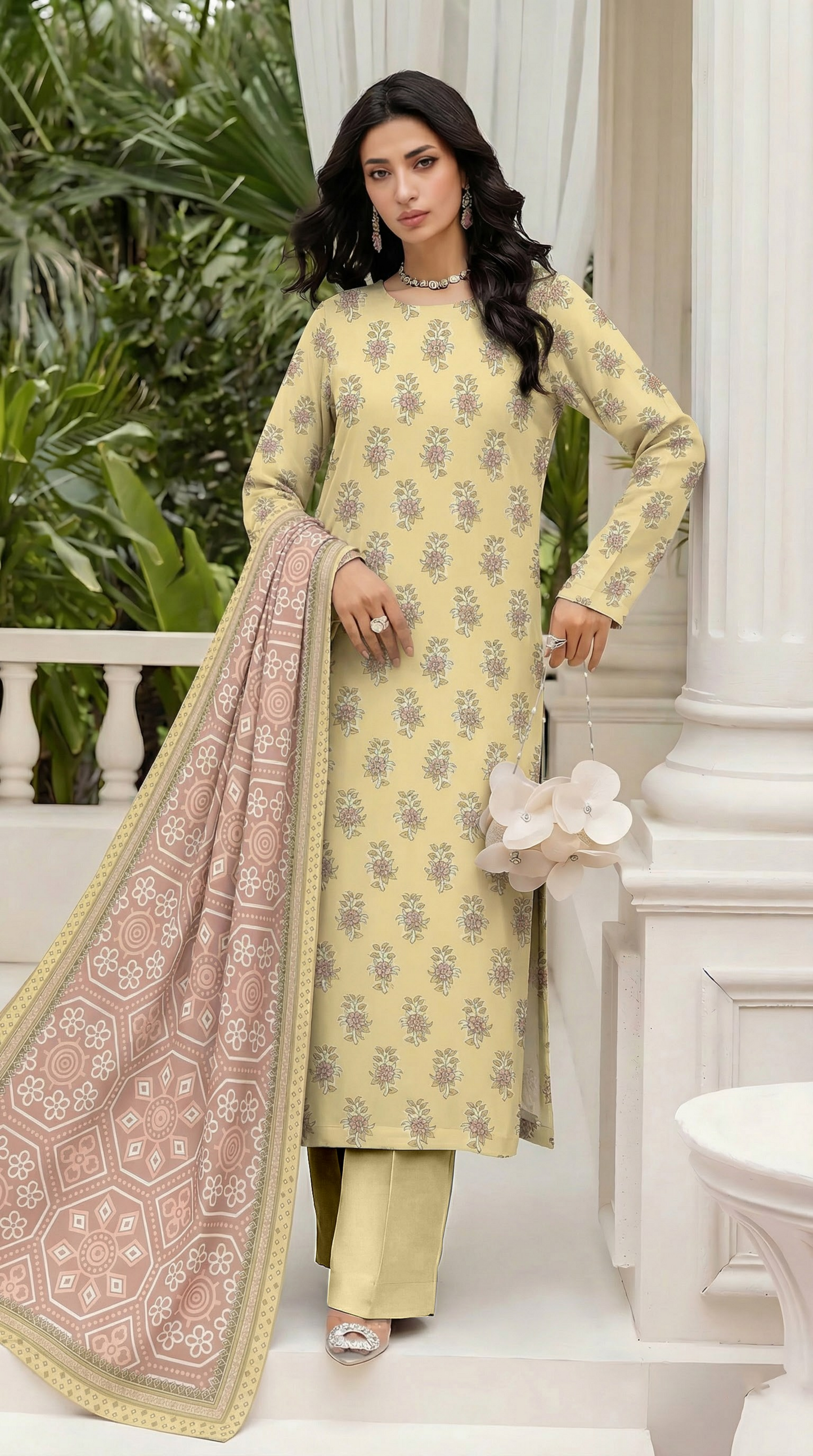 SHANAYA – AZURE MIRAGE 3PC UNSTITCHED COLLECTION