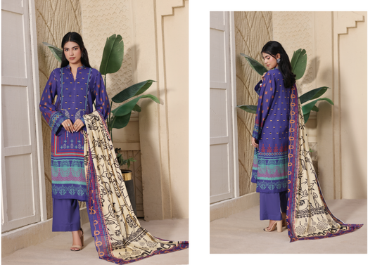 Inaaya Ali Lawn 3 Piece Collection 2026 By Arham Textile
