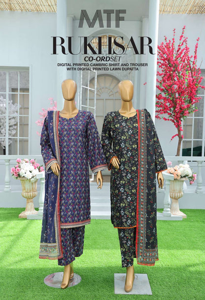 MTF RUKHSAR Digital Printed Camric CO-ord Set 💯✨