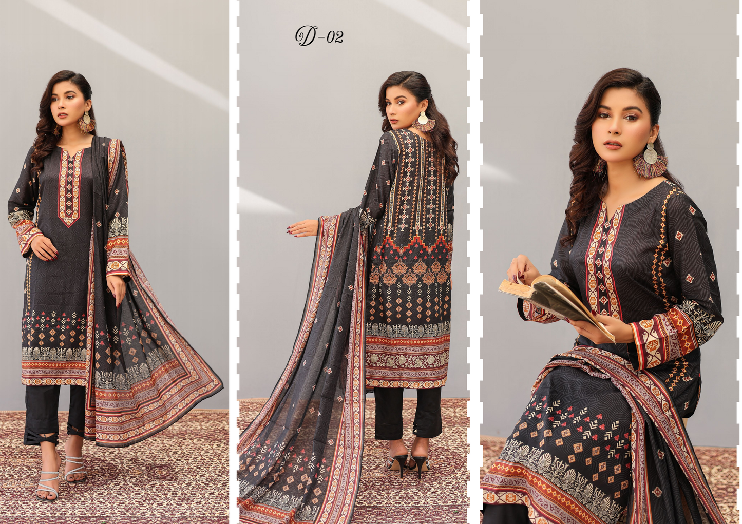 NOOR BANO ORIGINAL LAWN 3P