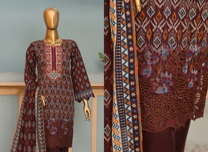 🌸 MTF Digital Printed Doria Embroidered Cotton Collection 2025 🌸 ✨ ELARA ✨