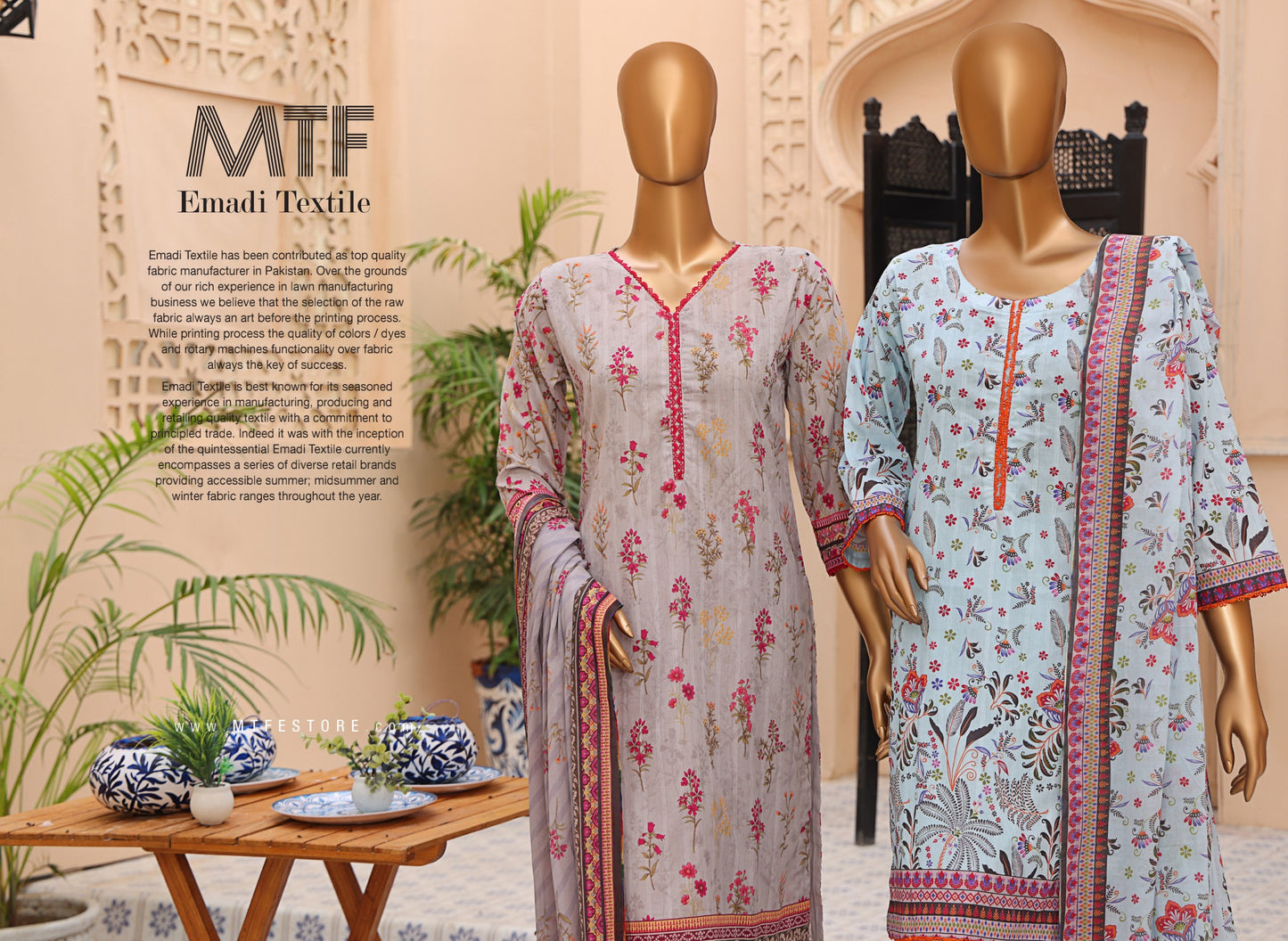 ZEENAT By MTF 100% ORIGINAL CHIKENKARI TROUSER 3PCS 👌🌼❤️