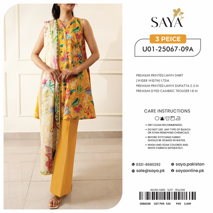Saya Box Randomly Unstitched 100% Original LAWN 3P Suit In WHOLESALE PRICE 💯✨