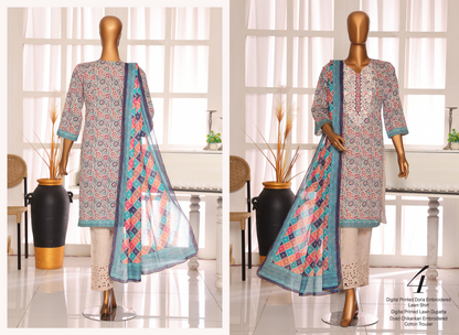 ✨ MTF Presents ✨ FEEHA ✨
🌸 Digital Printed Doria Embroidered Lawn Collection 2025 🌸💎
