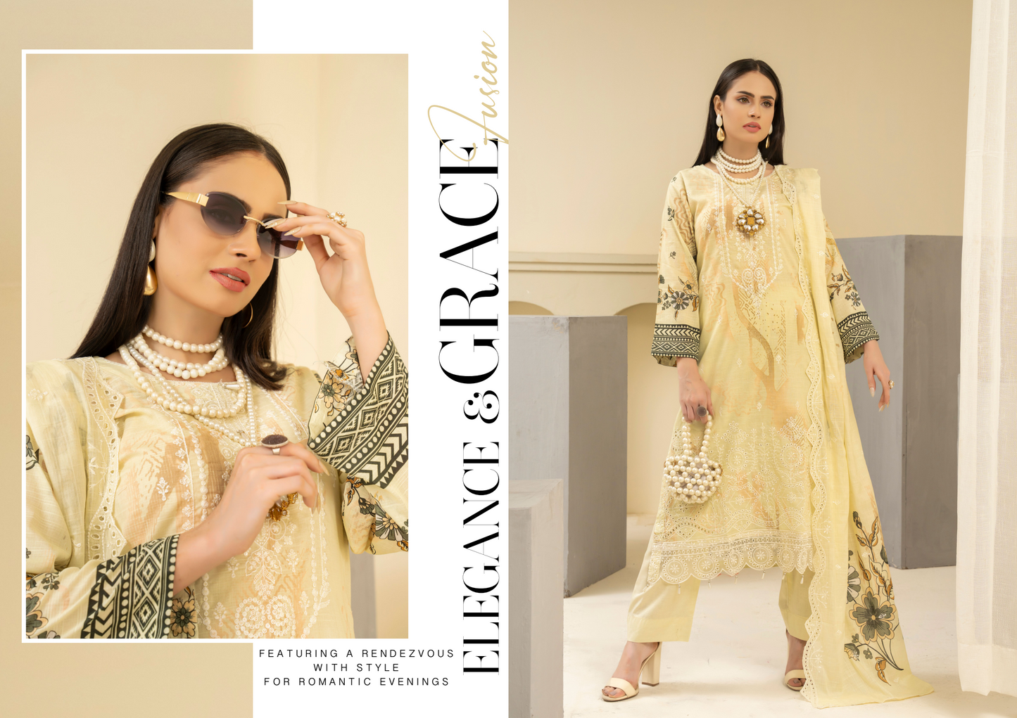 Amaira Manzil Luxury Embroidered Lawn 3 Piece Unstitched Collection