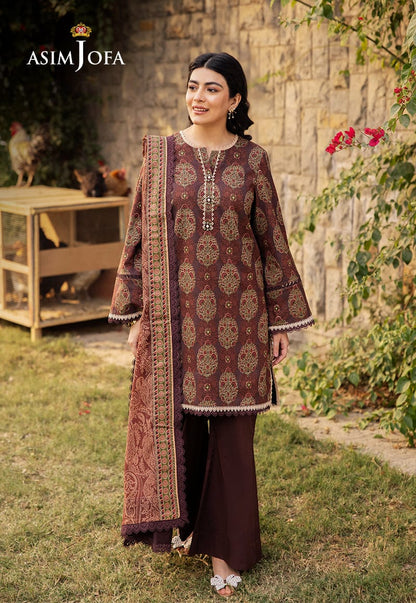 Asim Jofa (AJUBJ-23) 3Pcs Lawn Collection