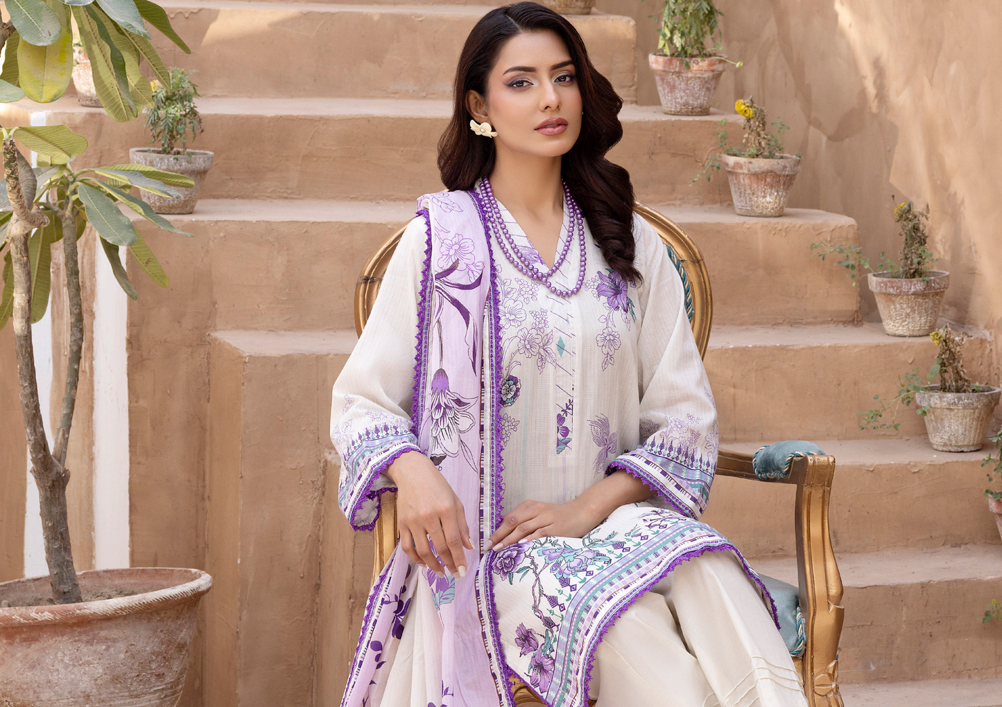 🌿✨ REGALIA TEXTILE – LAWN KARANDI DIGITAL PRINTED COLLECTION 2026 ✨🌿 Design #6