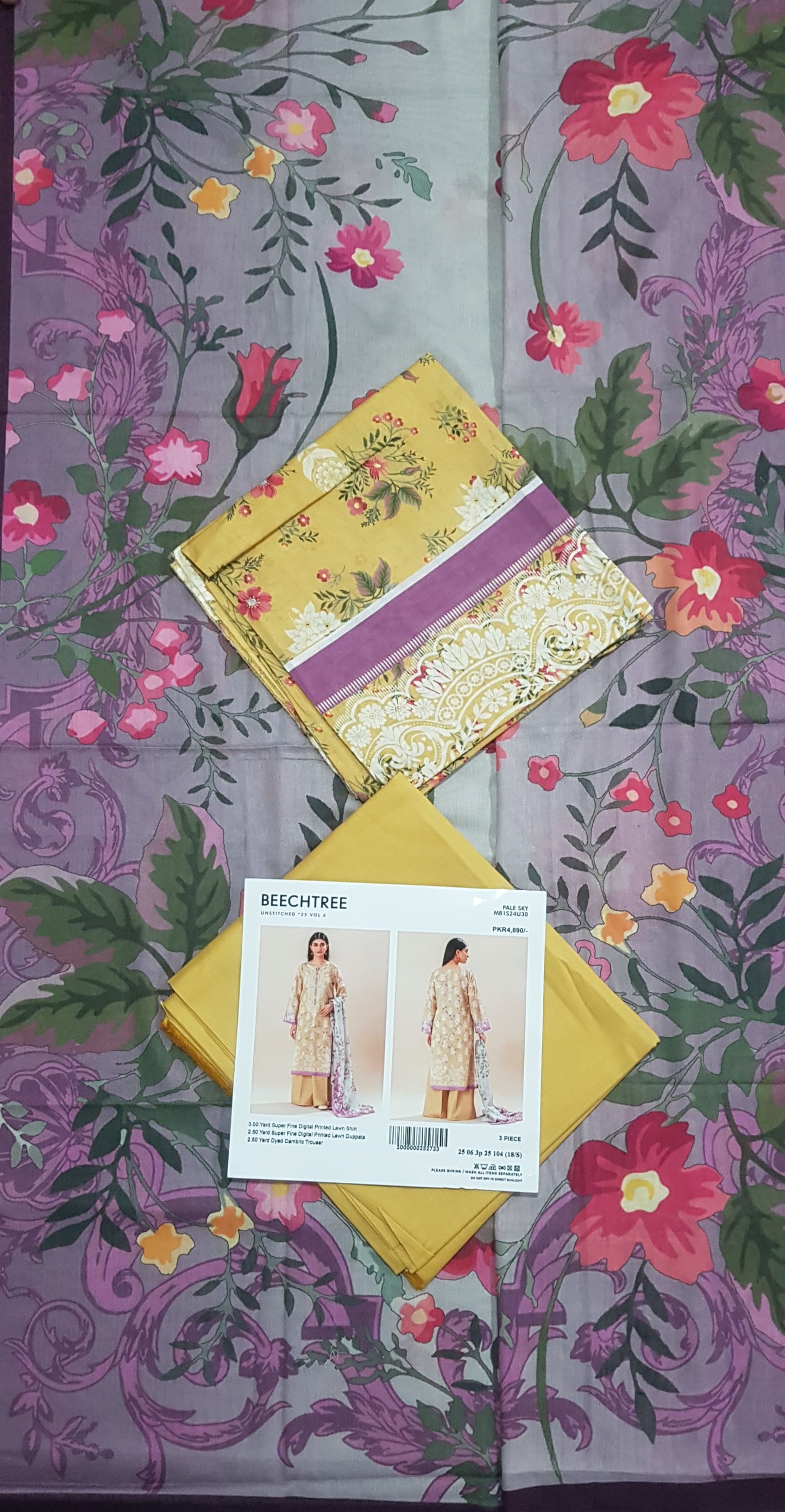BEECHTREE Lawn Unstitched 3 Pieces 👌🔥✨
