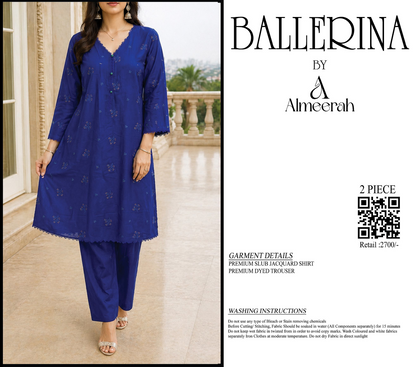 BALLERINA BY ALMEERAH D-8 -  2PCS JACQUARD COLLECTION
