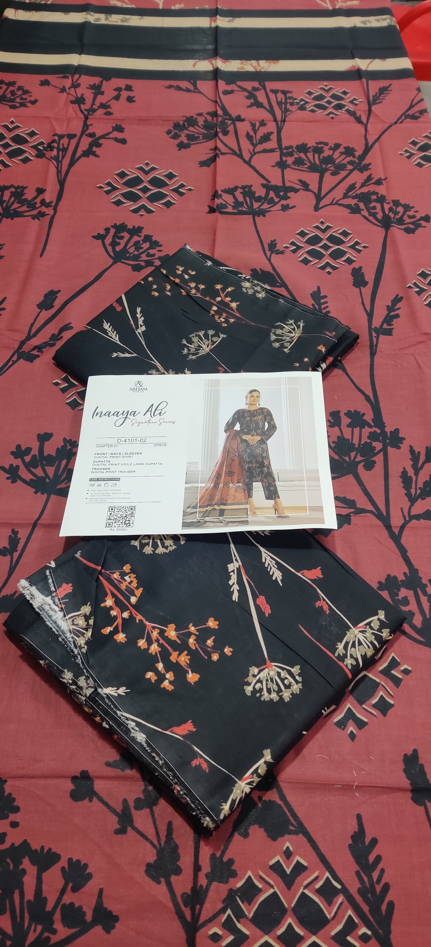 Inaaya Ali By ARHAM TEXTILE 3P