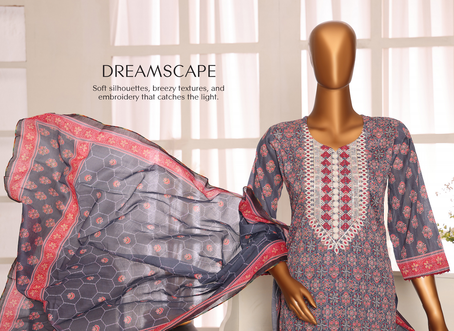 ✨ MTF Presents ✨ FEEHA ✨
🌸 Digital Printed Doria Embroidered Lawn Collection 2025 🌸💎