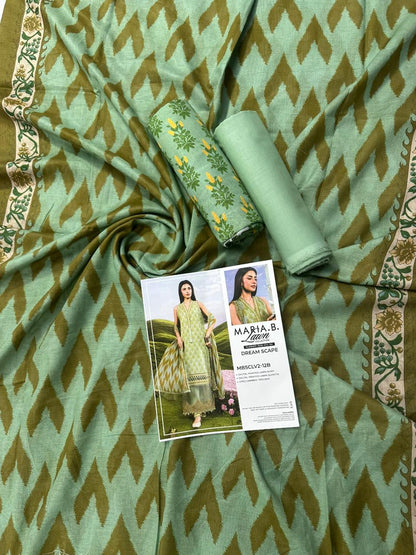 MARIA B® 3PC Printed Lawn Unstitched Collection D-08