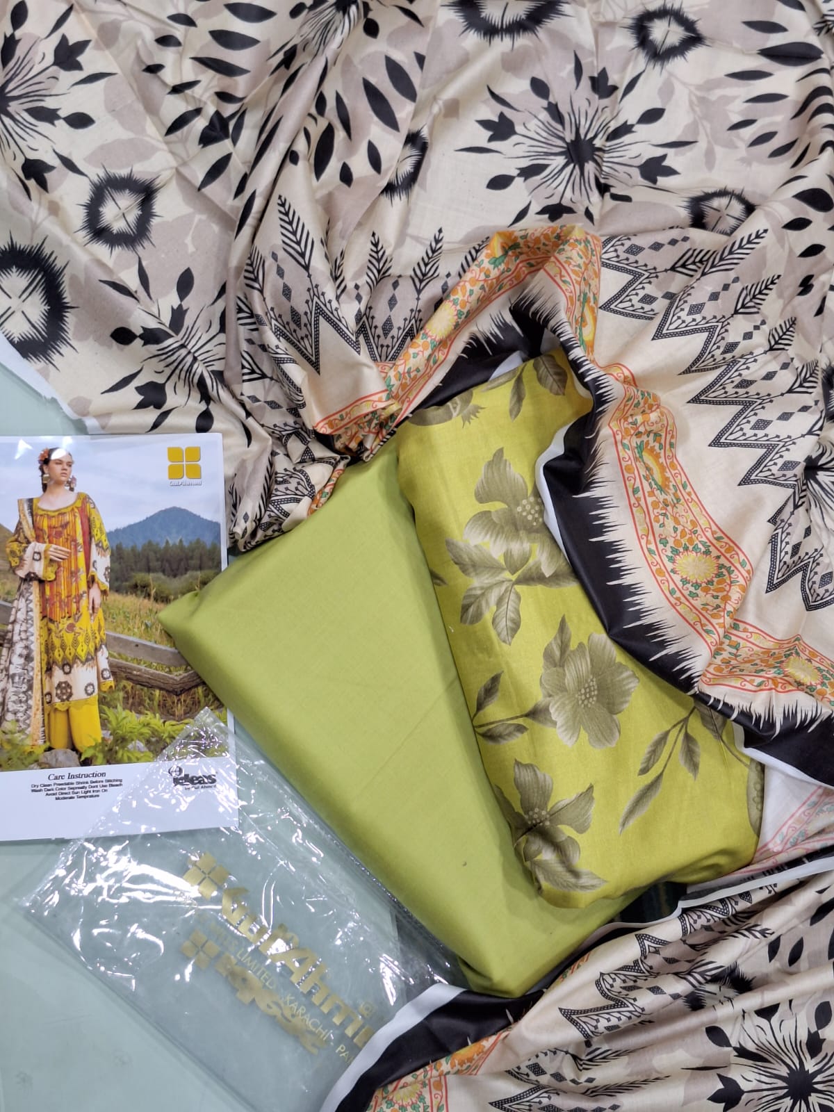 Gulahmed Printed Lawn 3P