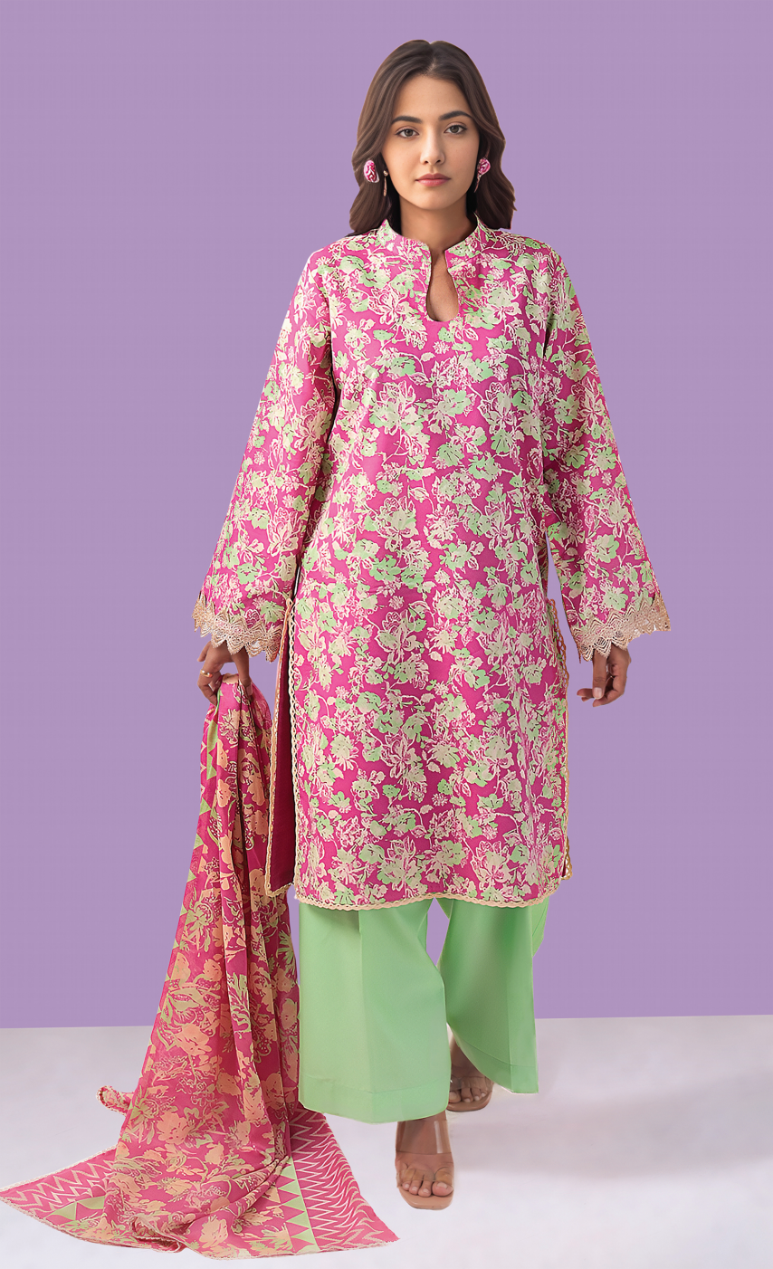🌸 BONANZA SATRANGI 🌸✨ Jazzy – WSS25P3110 ✨
🪄 Unstitched 3 Piece Suit