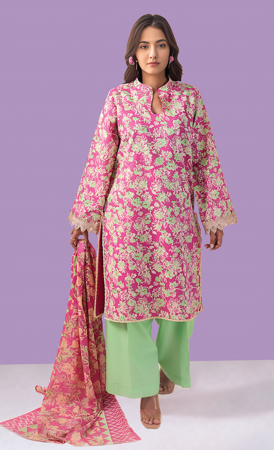 🌸 BONANZA SATRANGI 🌸✨ Jazzy – WSS25P3110 ✨
🪄 Unstitched 3 Piece Suit