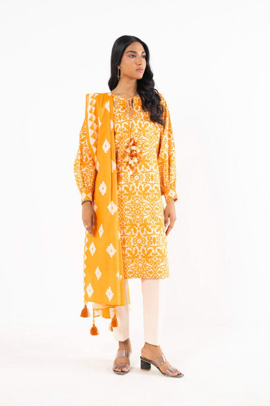 Alkaram 100% Original Lawn 3 Piece 😉🧡