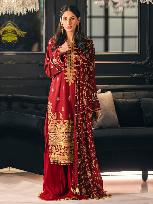 SALITEX Emal 3pc - Unstitched Luxury Suit