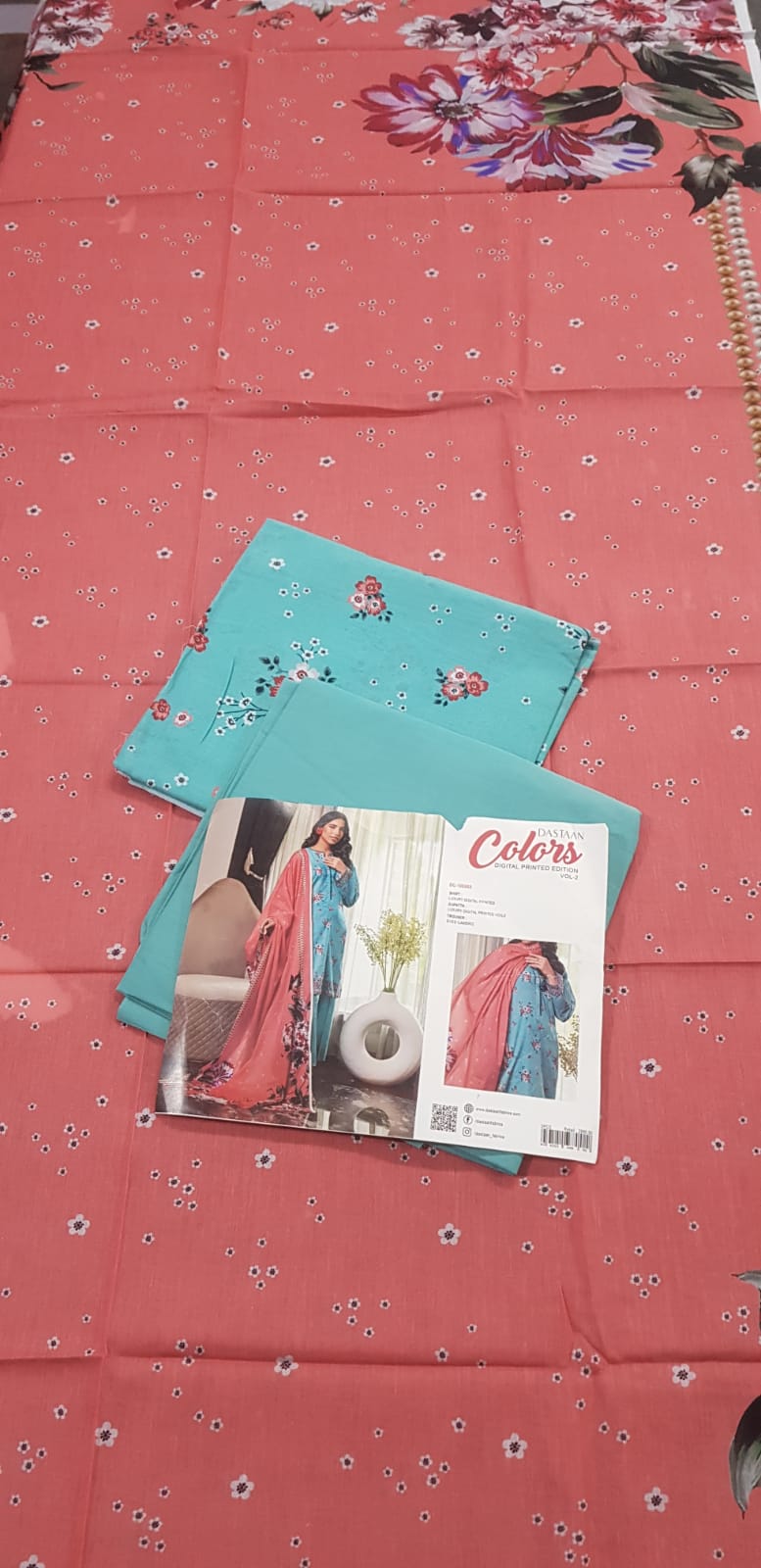 Colors VOL 01 by DASTAAN Lawn Unstitched Lawn 100% Original Lawn 3 Pieces ❤️🔥
