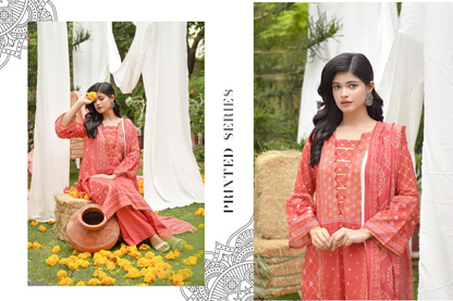 MoosaJee 100% Original Heritage Chunri Unstitched 3Ps👌🔥