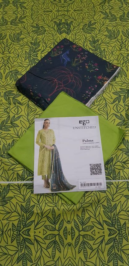 Ego Printed Unstitched 3P