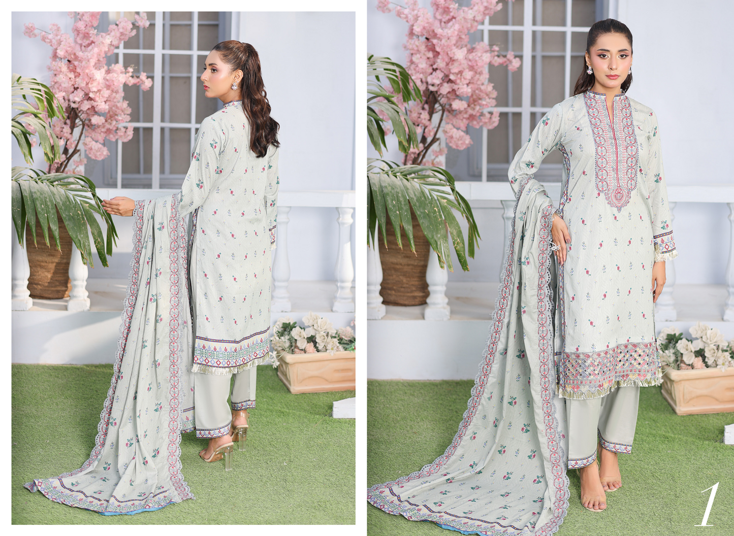 MTF AKASHA DIGITAL PRINTED EMBROIDERED DORIA LAWN COLLECTION