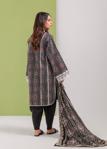 Bonanza Satrangi Unstitched Lawn - 3 Pc (WU3PPBS25LIUN17)